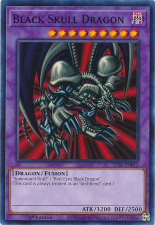 Black Skull Dragon [1st Edition] LDS1-EN012
