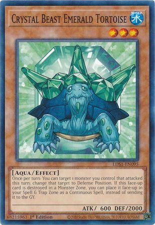 Crystal Beast Emerald Tortoise [1st Edition] LDS1-EN095