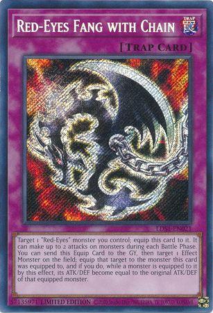 Red-Eyes Fang with Chain [1st Edition] LDS1-EN021