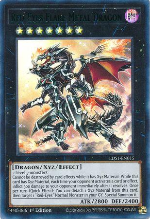 Red-Eyes Flare Metal Dragon [1st Edition] LDS1-EN015