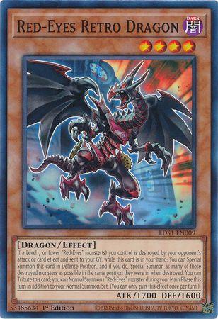 Red-Eyes Retro Dragon [1st Edition] LDS1-EN009