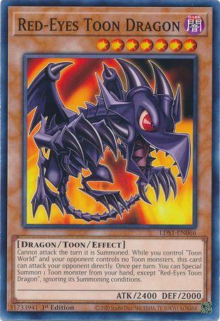 Red-Eyes Toon Dragon [1st Edition] LDS1-EN066