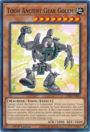 Toon Ancient Gear Golem [1st Edition] LDS1-EN063