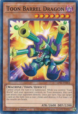 Toon Barrel Dragon [1st Edition] LDS1-EN064