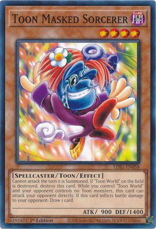 Toon Masked Sorcerer [1st Edition] LDS1-EN058