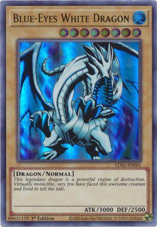 Blue-Eyes White Dragon LDS2-EN001