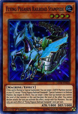 Flying Pegasus Railroad Stampede LED4-EN036