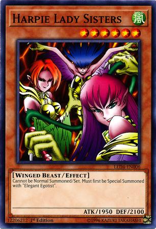 Harpie Lady Sisters LED4-EN006