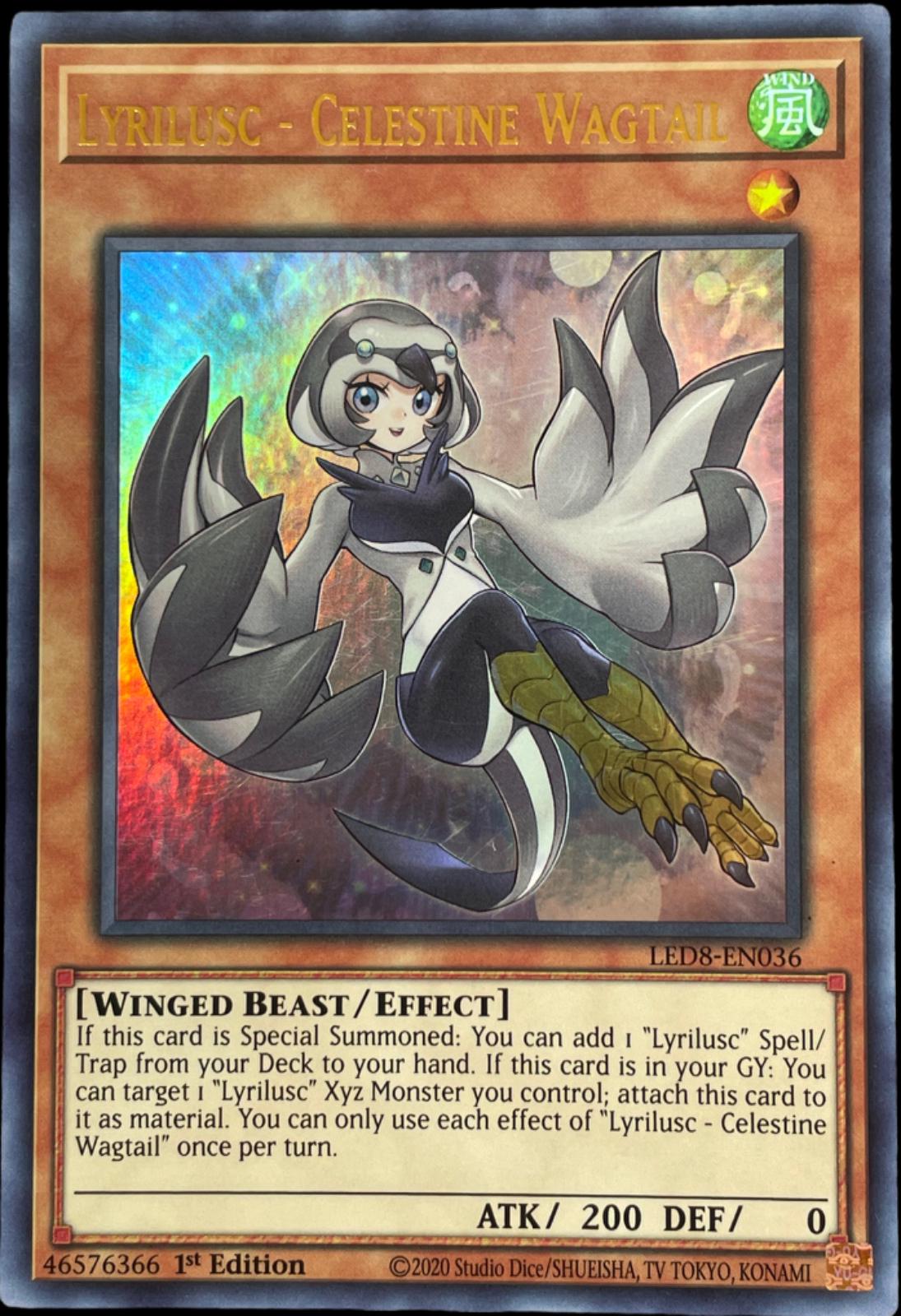 Lyrilusc - Celestine Wagtail LED8-EN036