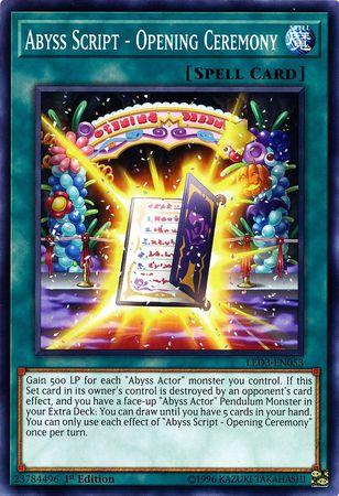 Abyss Script - Opening Ceremony LED3-EN053