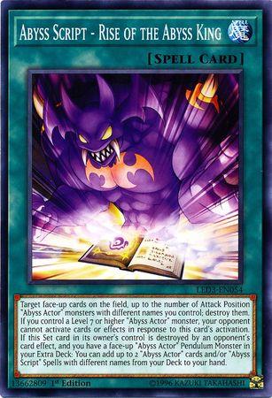 Abyss Script - Rise of the Abyss King LED3-EN054