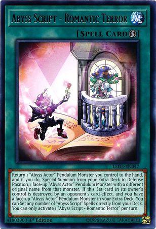 Abyss Script - Romantic Terror LED3-EN047