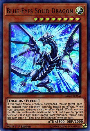 Blue-Eyes Solid Dragon LED3-EN002