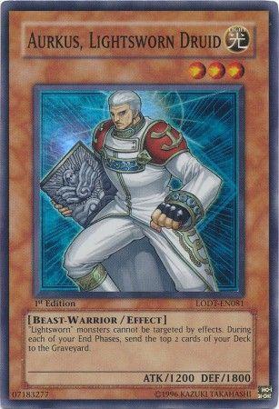 Aurkus, Lightsworn Druid [1st Edition] LODT-EN081