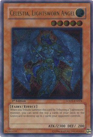Celestia, Lightsworn Angel [Ultimate Rare 1st Edition] LODT-EN024
