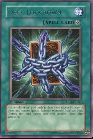 Deck Lockdown [1st Edition] LODT-EN060