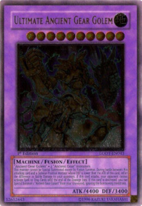 Ultimate Ancient Gear Golem [Ultimate Rare 1st Edition] LODT-EN043