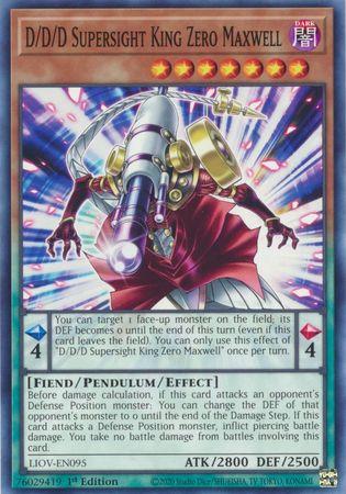 D/D/D Supersight King Zero Maxwell [1st Edition] LIOV-EN095