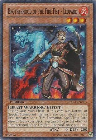 Brotherhood of the Fire Fist - Leopard [1st Edition] LTGY-EN027