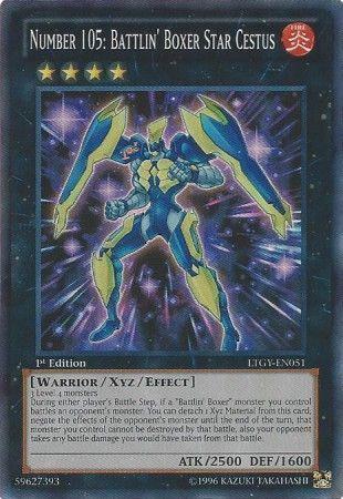 Number 105: Battlin' Boxer Star Cestus [1st Edition] LTGY-EN051
