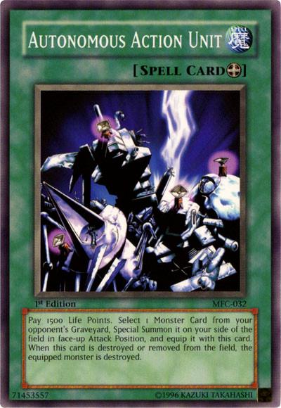 Autonomous Action Unit [1st Edition] MFC-032