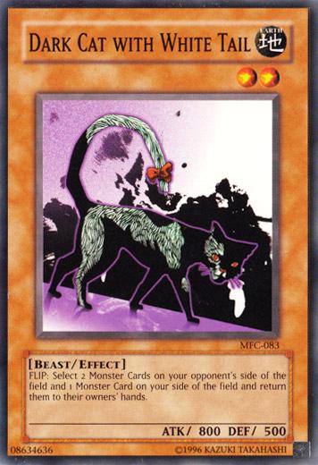 Dark Cat with White Tail MFC-083