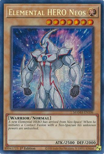 Elemental Hero Neos [Ultra Pharaoh's Rare] MAMA-EN106
