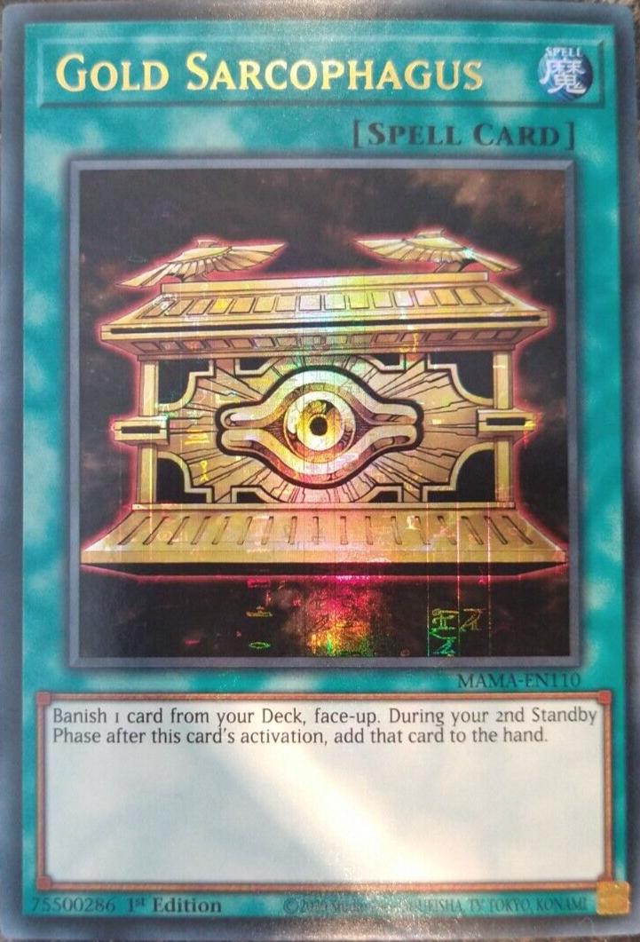 Gold Sarcophagus [Ultra Pharaoh's Rare] MAMA-EN110