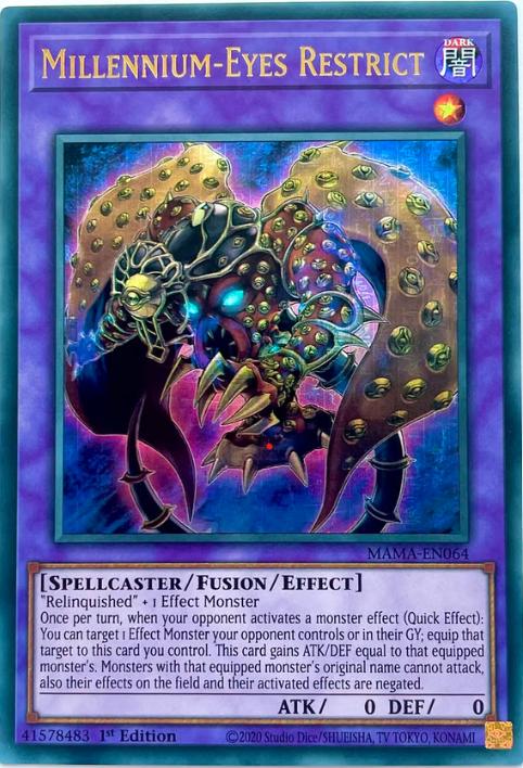 Millennium-Eyes Restrict [Ultra Pharaoh's Rare] MAMA-EN064