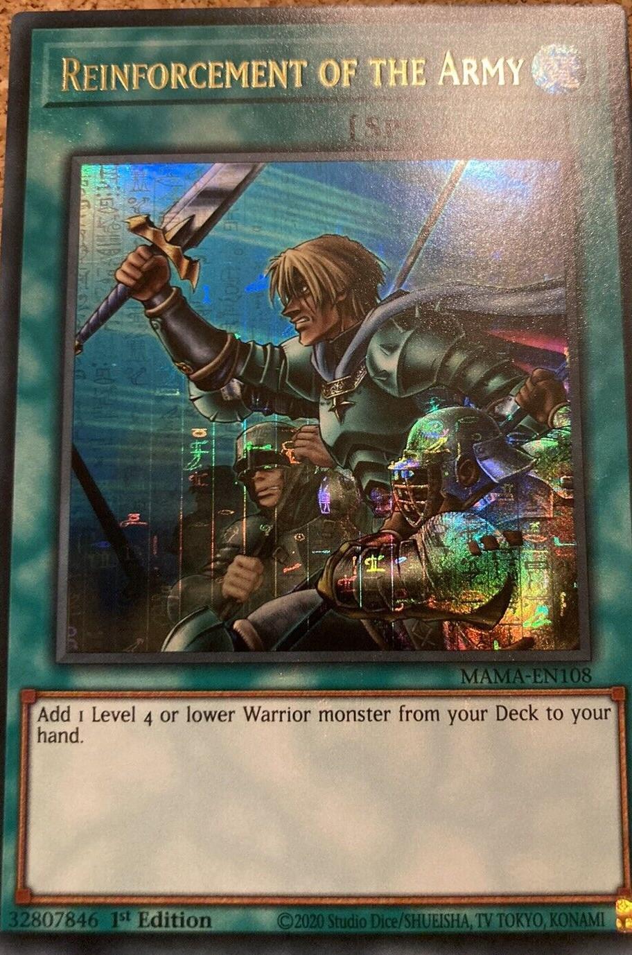 Reinforcement of the Army [Ultra Pharaoh's Rare] MAMA-EN108