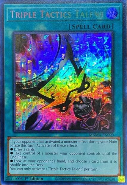 Triple Tactics Talent [Secret Pharaoh's Rare] MAMA-EN090