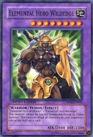 Elemental HERO Wildedge MF02-EN002