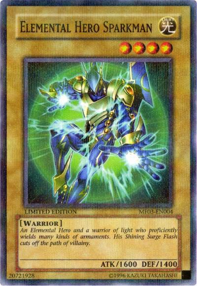 Elemental HERO Sparkman MF03-EN004