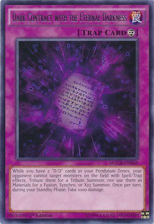 Dark Contract with the Eternal Darkness [1st Edition] MACR-EN068