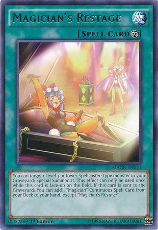 Magician's Restage [1st Edition] MACR-EN051