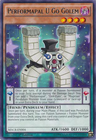 Performapal U Go Golem [1st Edition] MACR-EN004