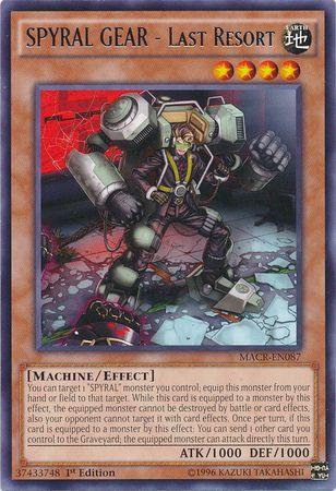SPYRAL GEAR - Last Resort [1st Edition] MACR-EN087