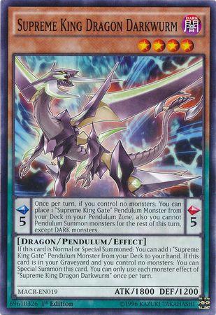 Supreme King Dragon Darkwurm [1st Edition] MACR-EN019