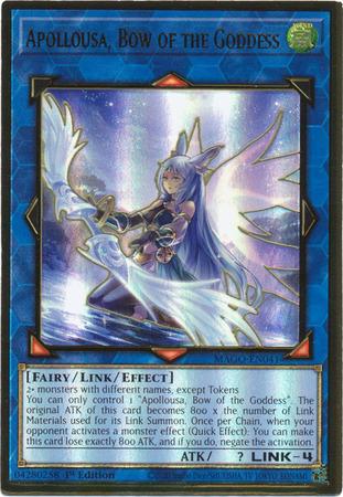 Apollousa, Bow of the Goddess [Alternate Art] MAGO-EN041