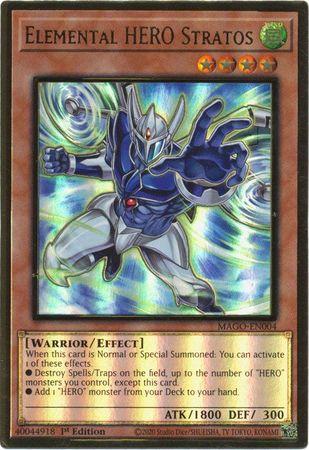 Elemental HERO Stratos [Alternate Art] MAGO-EN004