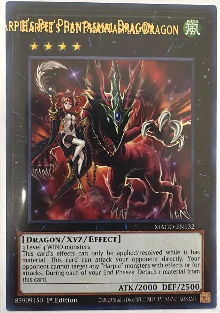 Harpie's Pet Phantasmal Dragon [Misprint] MAGO-EN132