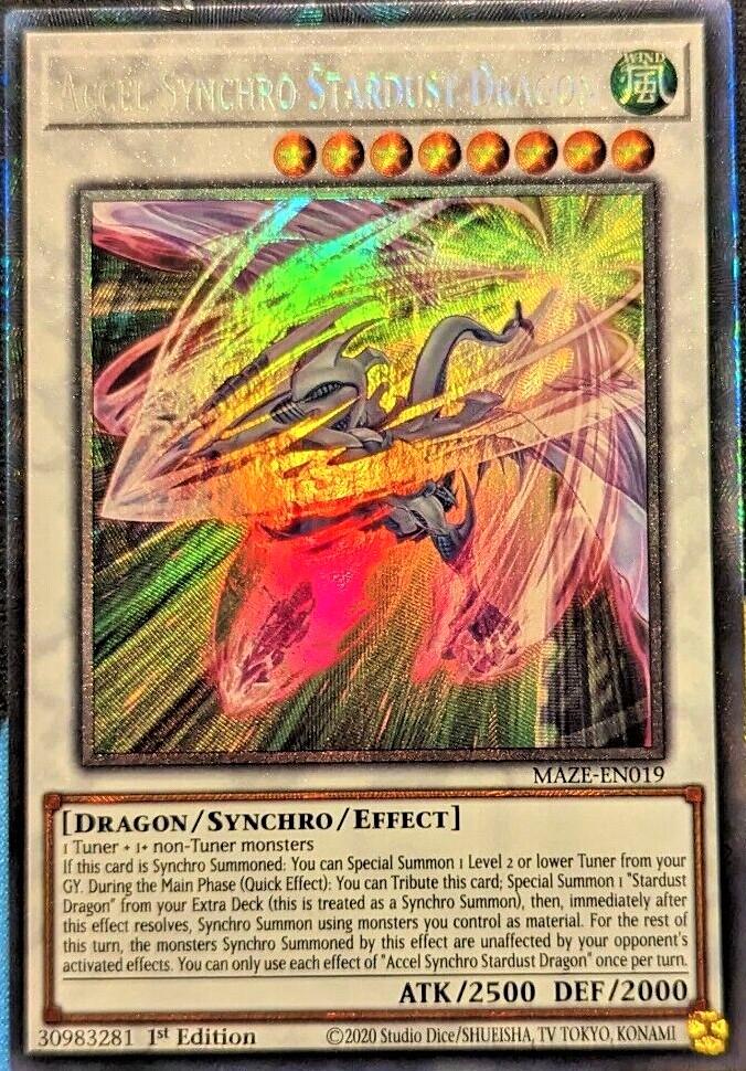 Accel Synchro Stardust Dragon [Collector's Rare] MAZE-EN019
