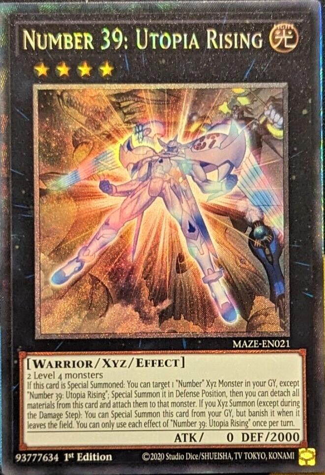Number 39: Utopia Rising [Collector's Rare] MAZE-EN021
