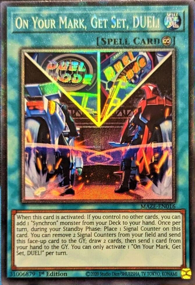 On Your Mark, Get Set, DUEL! [Collector's Rare] MAZE-EN016