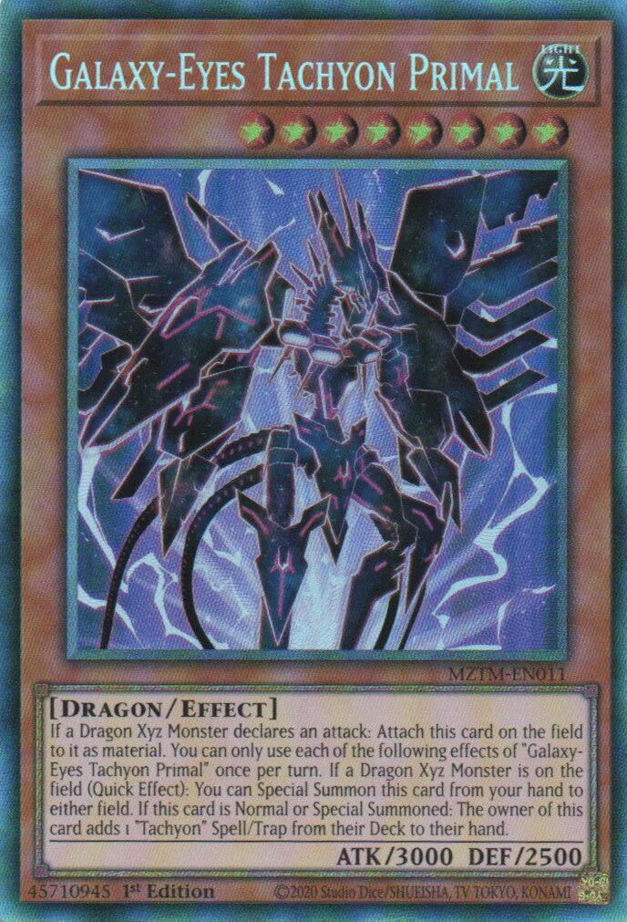 Galaxy-Eyes Tachyon Primal [Collector's Rare] MZTM-EN011