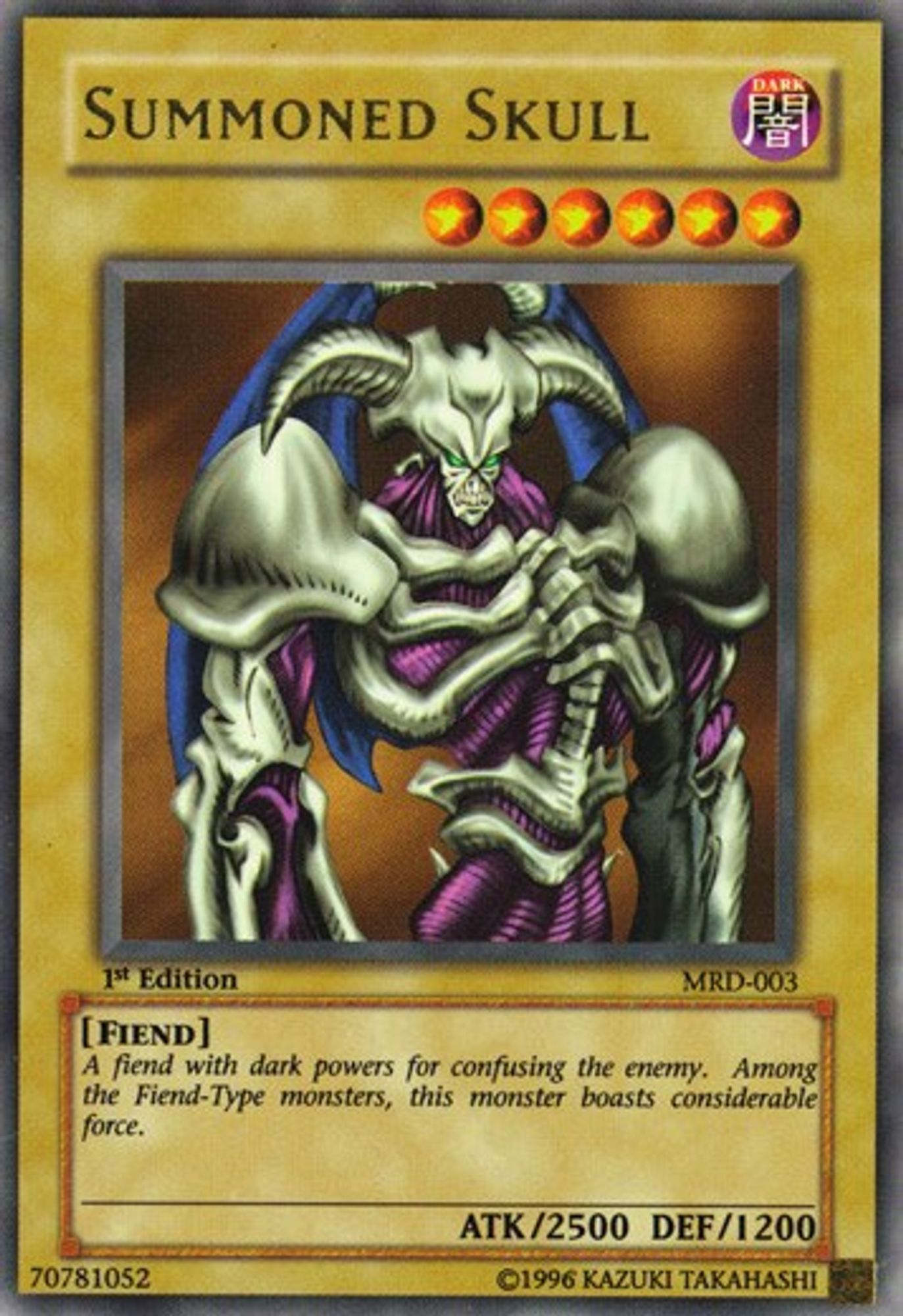 Summoned Skull MRD-003