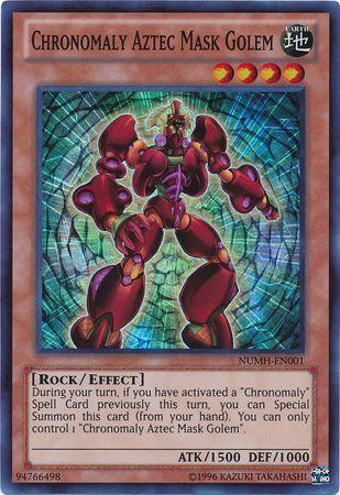 Chronomaly Aztec Mask Golem NUMH-EN001