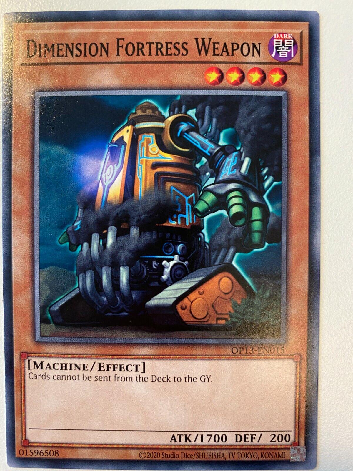Dimension Fortress Weapon OP13-EN015