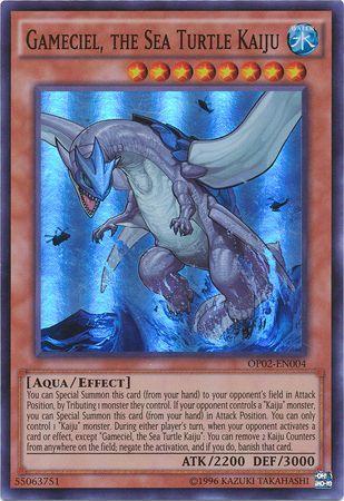 Gameciel, the Sea Turtle Kaiju OP02-EN004