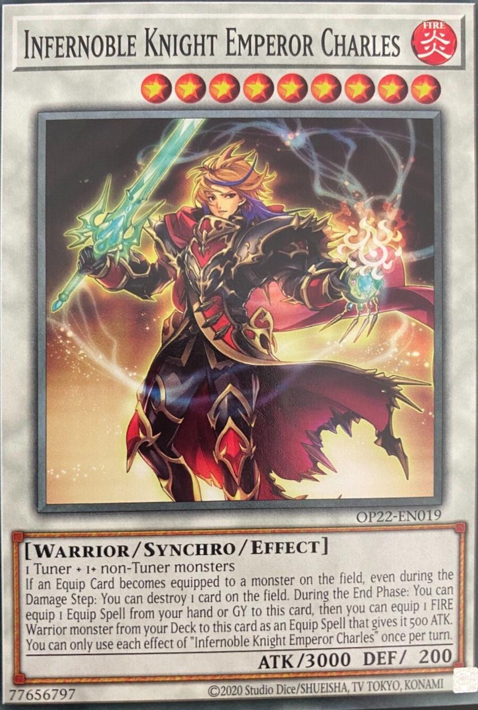 Infernoble Knight Emperor Charles OP22-EN019